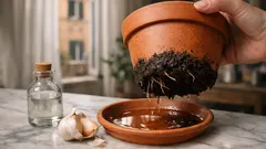 Radici delle piante da interno: come evitare il marciume con aglio e acqua ossigenata