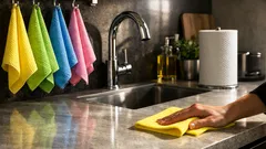 Panni riutilizzabili ad asciugatura rapida: la svolta semplice per una cucina più pulita